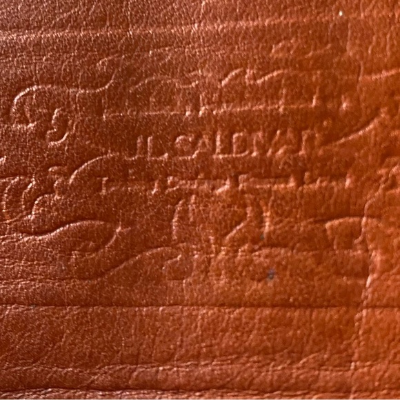 JL SALDIVAR LEATHER TOOLED WALLET - Picture 6 of 13